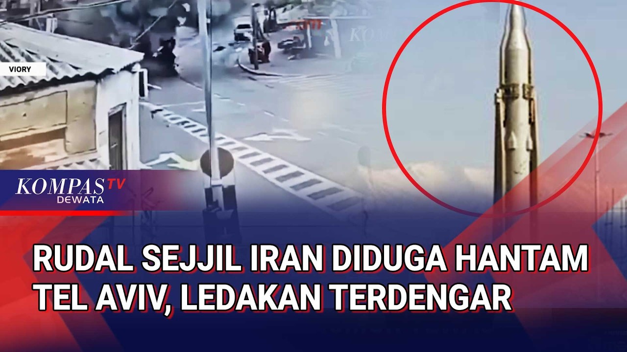Iran Luncurkan Rudal Sejjil ke Tel Aviv, Ledakan Terdengar di Seluruh Kota