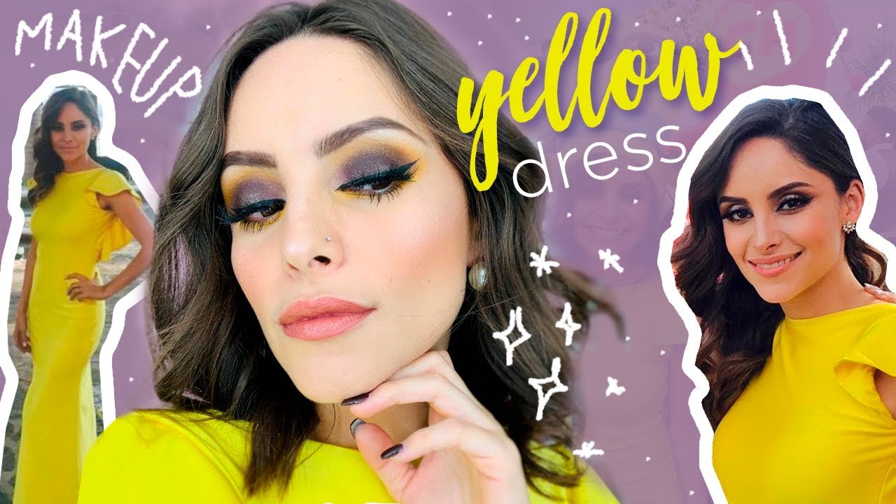 MAQUILLAJE DE FIESTA PARA VESTIDO AMARILLO | Muakk.com
