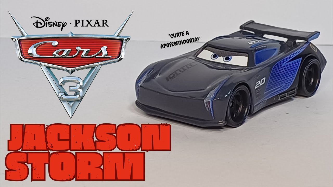 Cars die-cast Jackson Storm (Carros 3) | Review em português