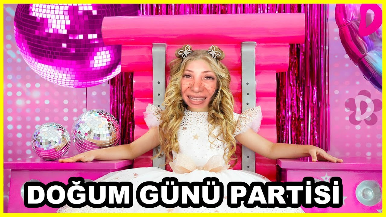 DOĞUM G&Uuml;N&Uuml; PARTİSİ EN G&Uuml;ZEL &Ccedil;İLEKLİ PASTA!  *G&Uuml;L ABLA KA&Ccedil; YAŞINDA* DobişkoTv