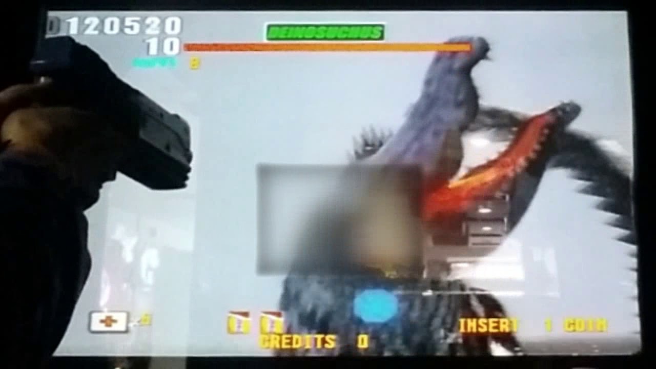 The Lost World: Jurassic Park arcade (easiest, 5 life start, beginner stage) solo play