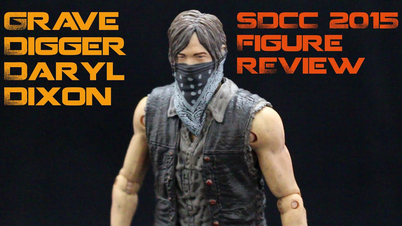 The Walking Dead Grave Digger Daryl Dixon SDCC 2015 Exclusive Figure Review