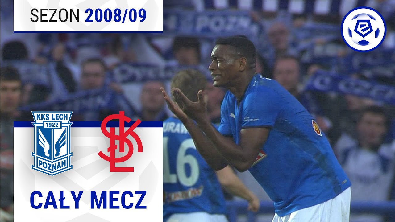 (1/2) Lech Poznań - ŁKS Łódź | CAŁY MECZ | Ekstraklasa 2008/09 | 24. Kolejka