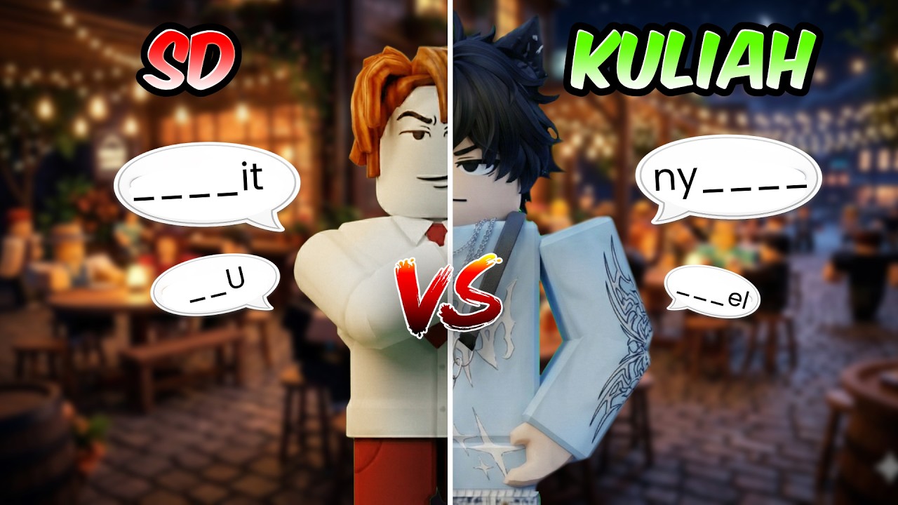 SAMBUNG KATA ROBLOX BARENG BOCIL SD, SMP, SMA & KULIAH