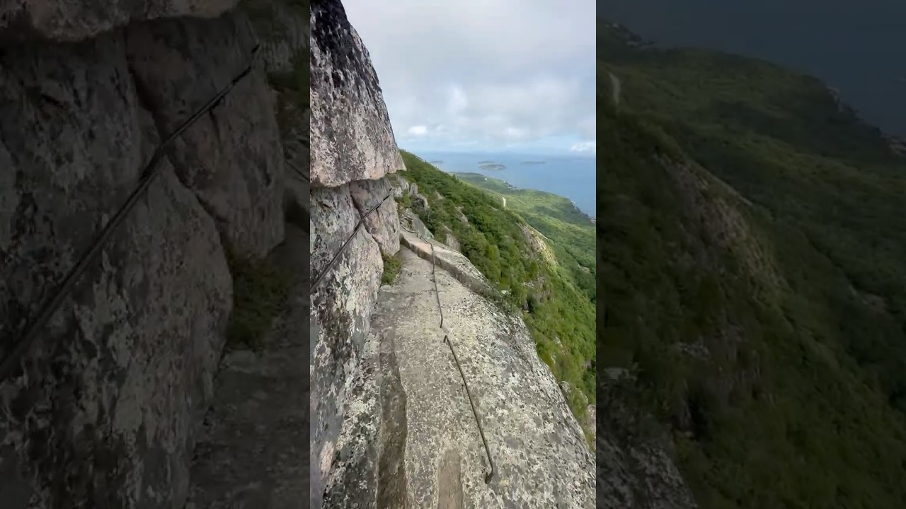 PRECIPICE TRAIL SUMMIT ACADIA NATIONAL PARK, MAINE