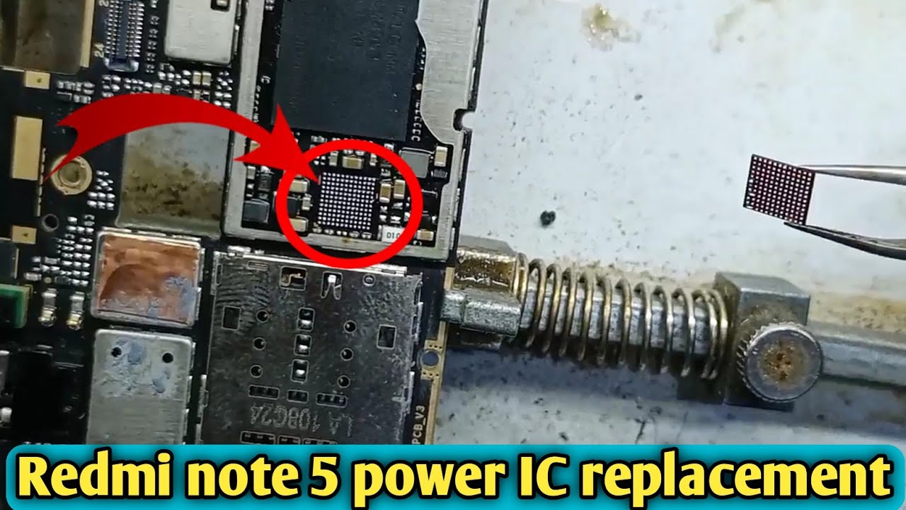 Redmi note 5 Power IC replacement || power IC replacement 8952