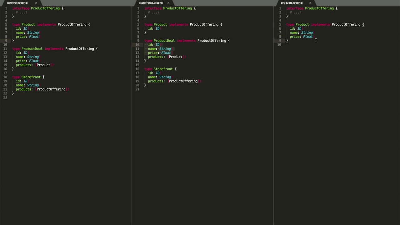Schema Stitching Handbook &ndash; cross-service interfaces
