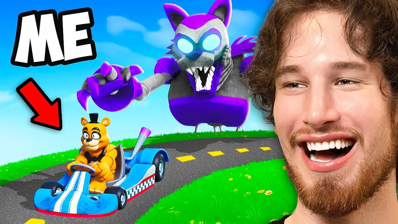 Escaping KILLER Animatronics to Win The Race!