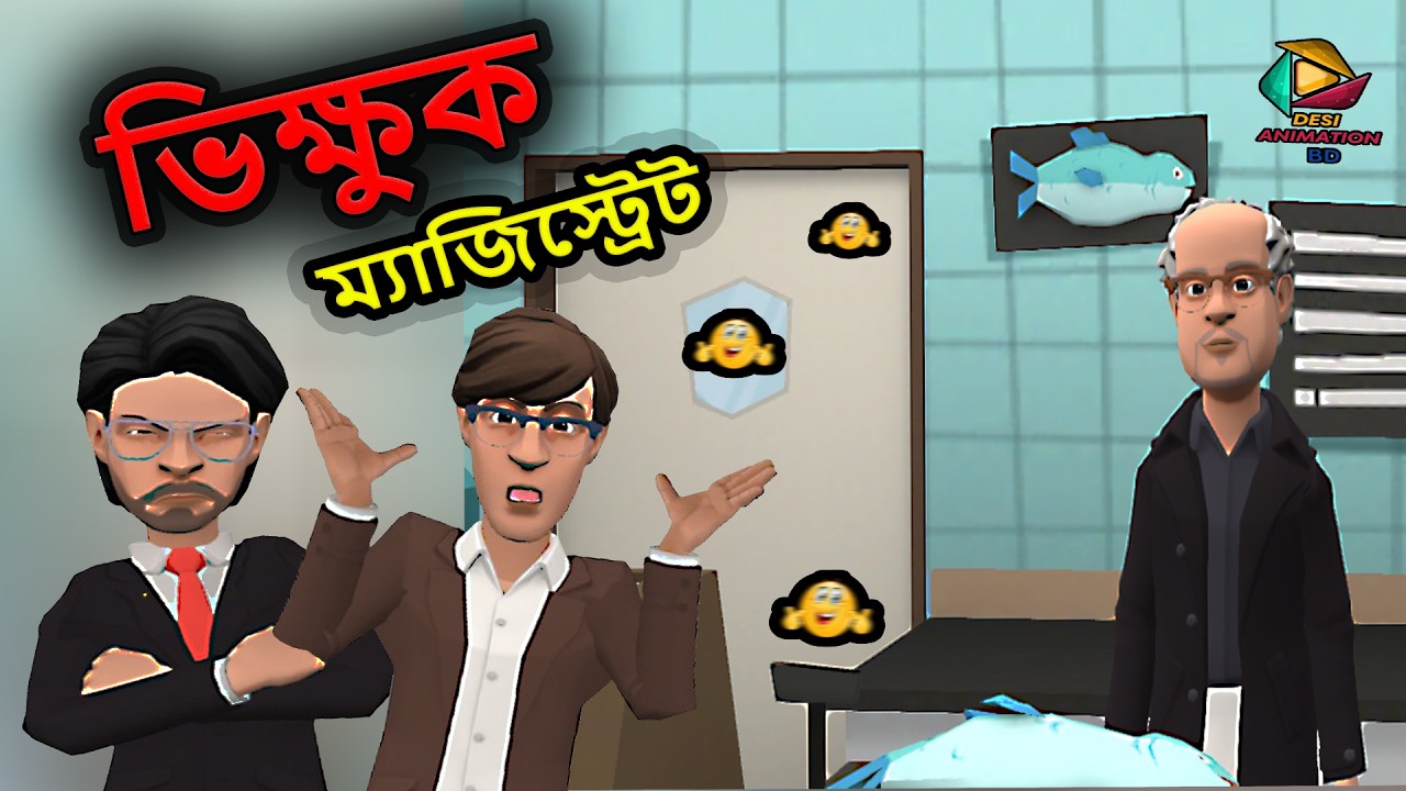 ম্যাজিস্ট্রেট || DESI ANIMATION BD || animation Video|| #funny #cartoon #banglacartoon @815-h3u #fun