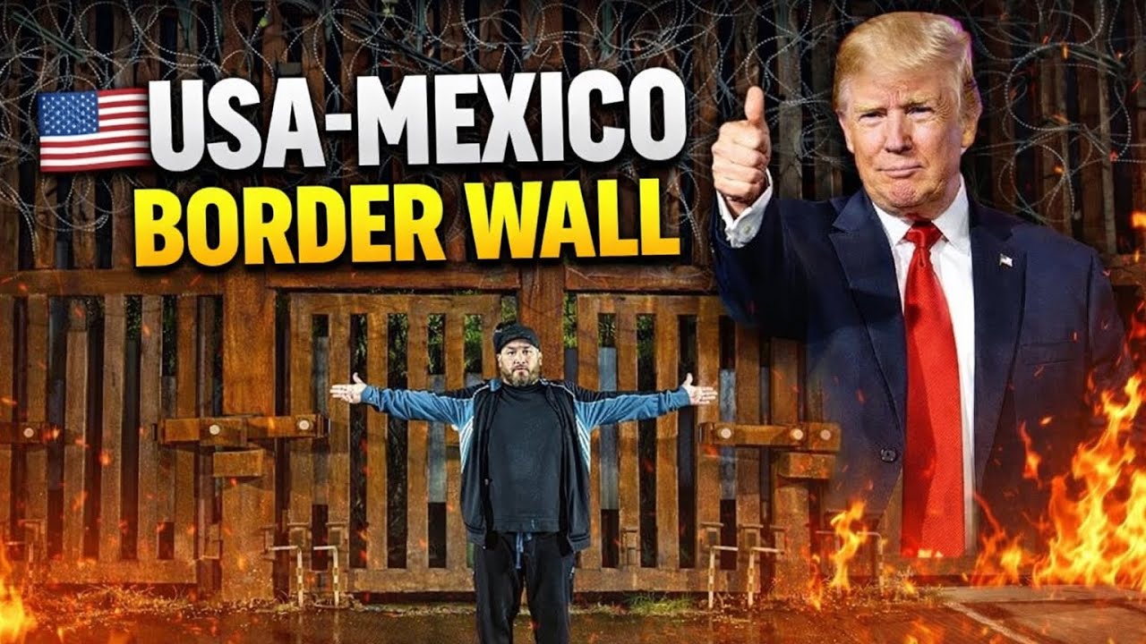Я посетил стену на границе США и Мексики, построенную Дональдом Трампом 🇺🇸🇲🇽