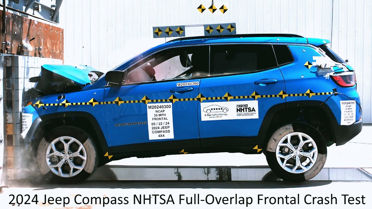 2024 Jeep Compass NHTSA Full-Overlap Frontal Crash Test