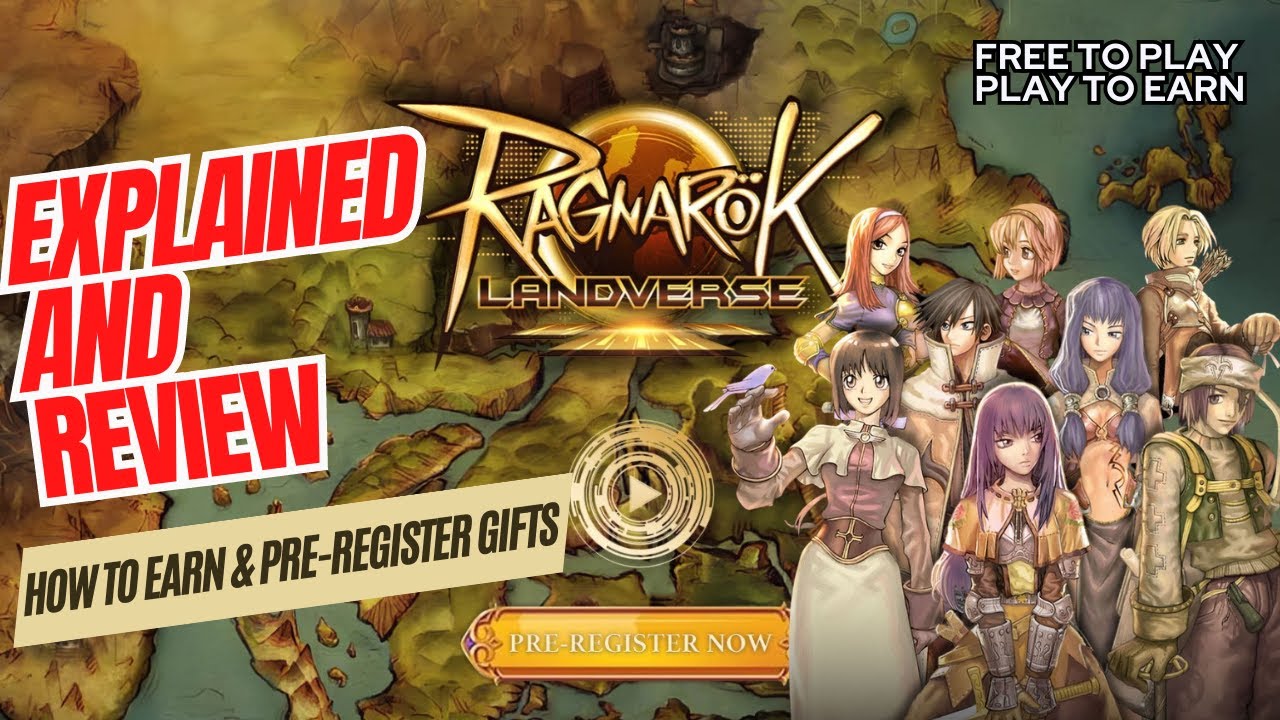 NEW FREE PLAY TO EARN GAME: RAGNAROK LANDVERSE EXPLAINED AND REVIEW | HOW TO EARN PRE REGISTER GIFTS