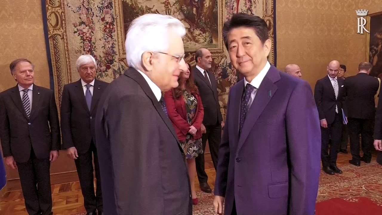 Mattarella incontra il Primo Ministro del Giappone