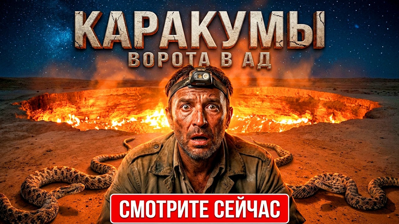 КАРАКУМЫ-ВРАТА АДА!!! Факты о Туркменистане, которые вас УДИВЯТ!!!