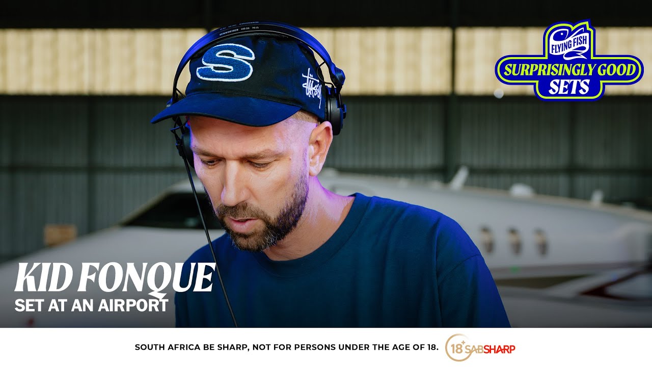 KID FONQUE | Flying Fish Surprisingly Good Sets (DeepHouse Mix 2025) in a Hangar at Lanseria Airport