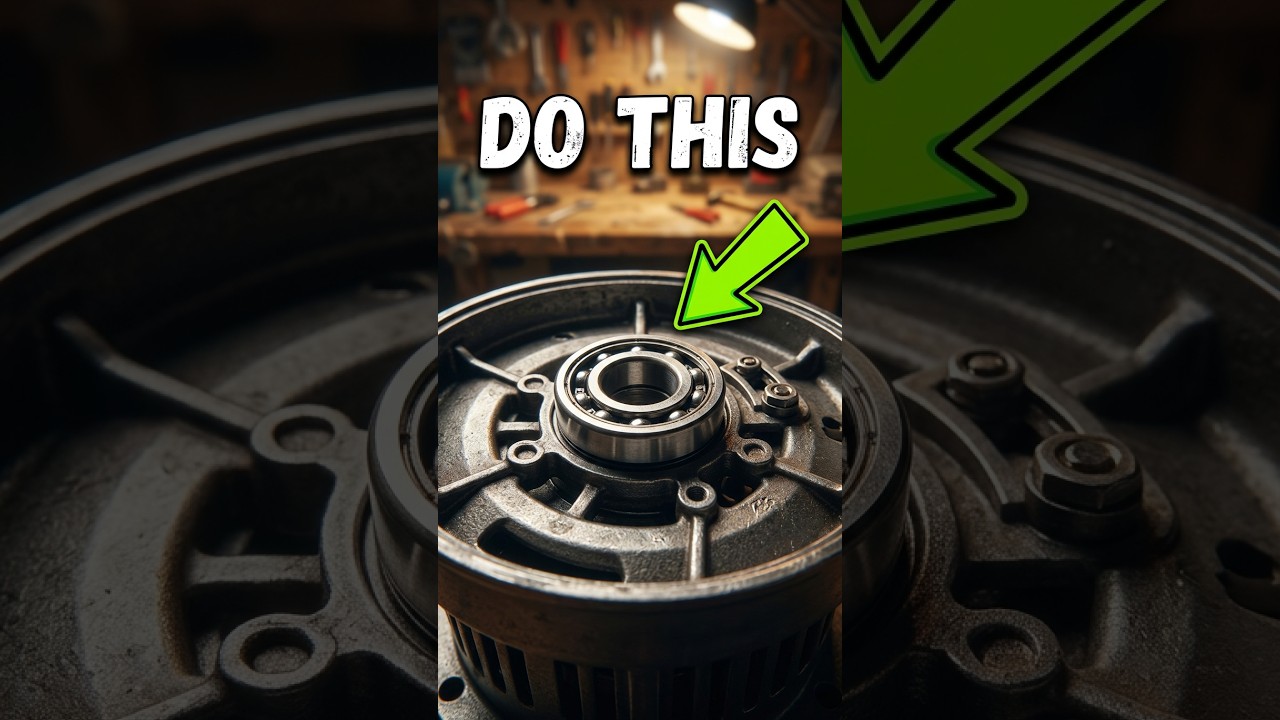 ceiling fan upper side bearing removal idea #diy #shortsfeeds #fanrepair 💡