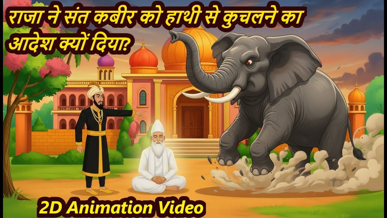 राजा ने संत कबीर को हाथी से कुचलने का आदेश क्यों दिया? | Kabir Saheb Chamatkar#KabirSaheb #KabirVani