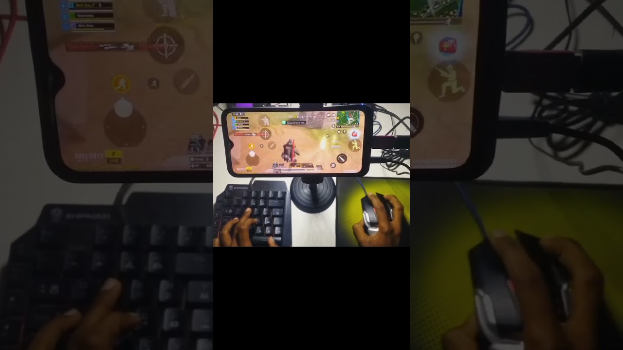 Call of duty mobile playing with keyboard and mouse #codm #codmobile #shorts #gaming