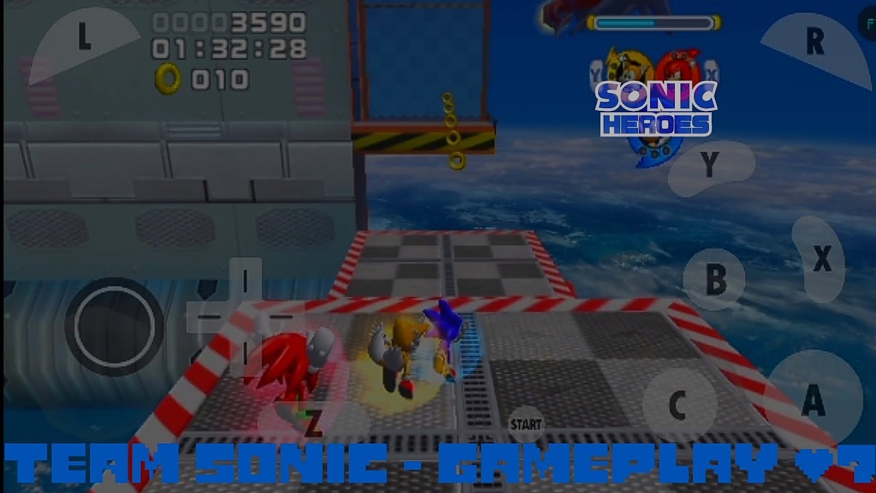 [Dolphin Emulador 50FPS] Sonic Heroes (Team Sonic - GAMEPLAY #7) | Final Boss + Ending