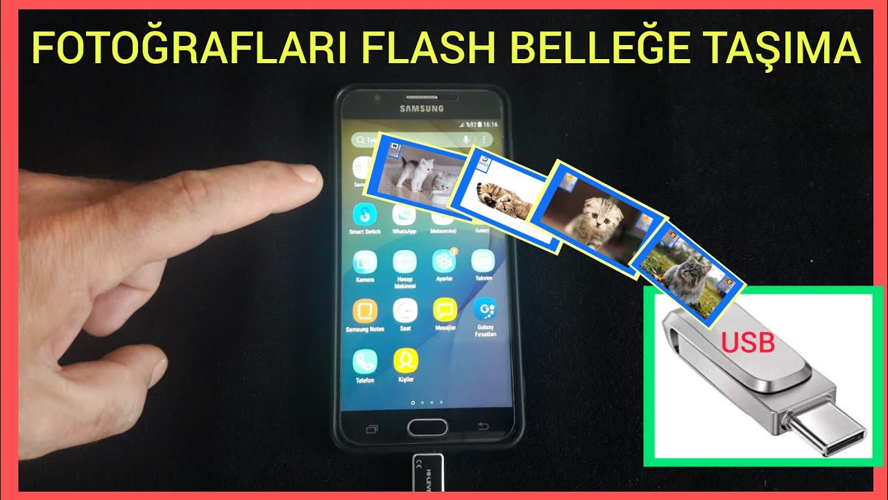 Telefondaki fotoğraflar Flash Belleğe Nasıl Atılır
