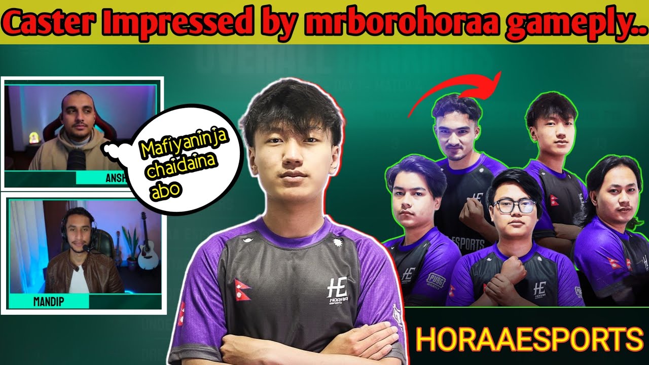 Caster impressed by mrboro gameplay in gadgetbyte Nepal Tournament.....
