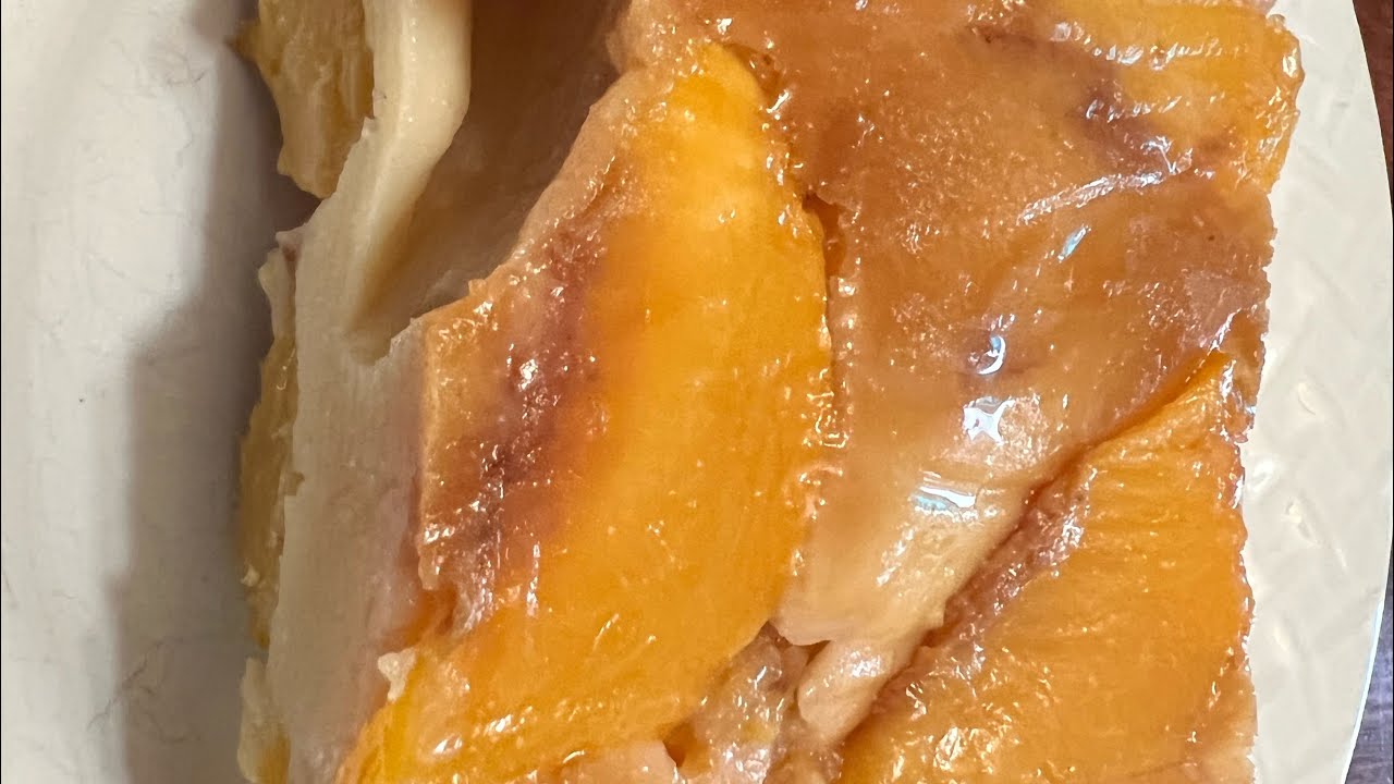 Try mo ito sobrang sarap ( Peach Cobbler)