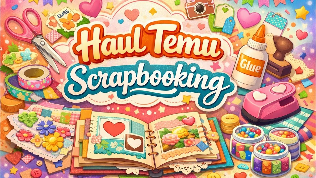 HAUL TEMU SCRAPBOOKING/ Attention les yeux/Des pépites 🥰