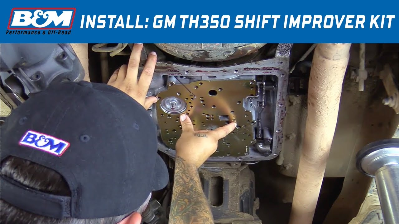 Install: B&M Shift Improver Kit 30262 for 1968-81 GM TH350 Automatic Transmissions