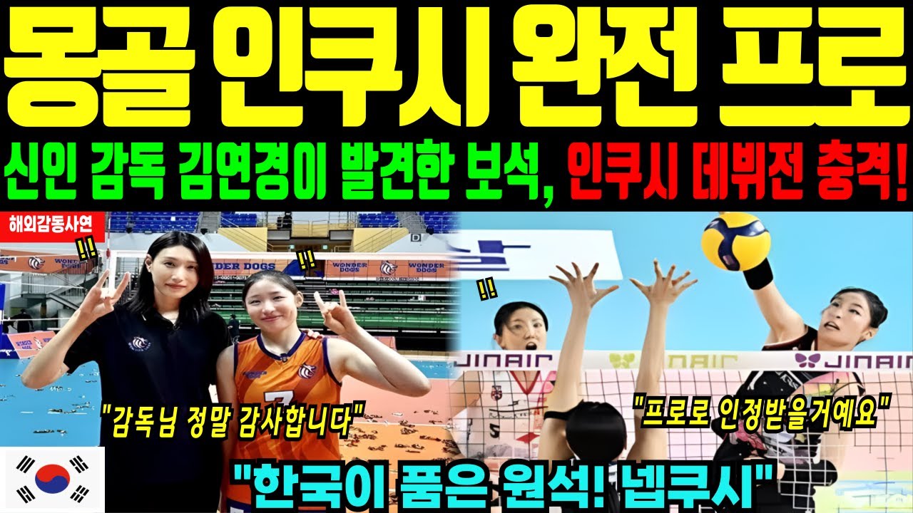 [해외감동사연]전 국민 한국 열풍인 몽골! 한국과 통합 희망! 몽골 소녀 인쿠시의 72시간 데뷔 기록!