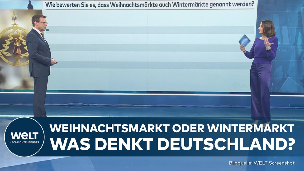 DEUTSCHLAND: Weihnachtsmarkt oder Wintermarkt? Was denkt Deutschland? I Civey-Analyse