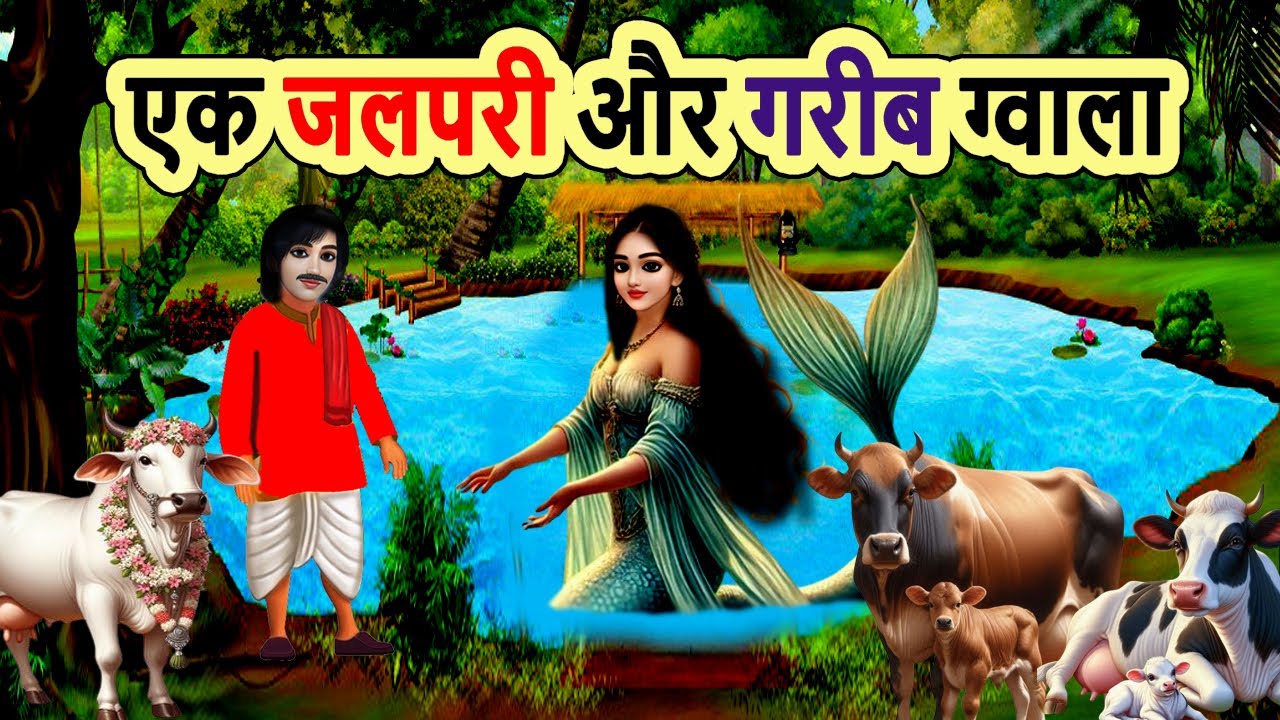 एक जलपरी और गरीब ग्वाला | moral story | hindi kahani | cartoon story | bedtime | mann k voice |