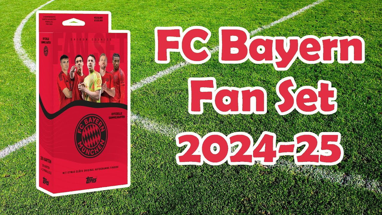 FC Bayern Fan Set 2024-25 wird geöffnet! 2x!