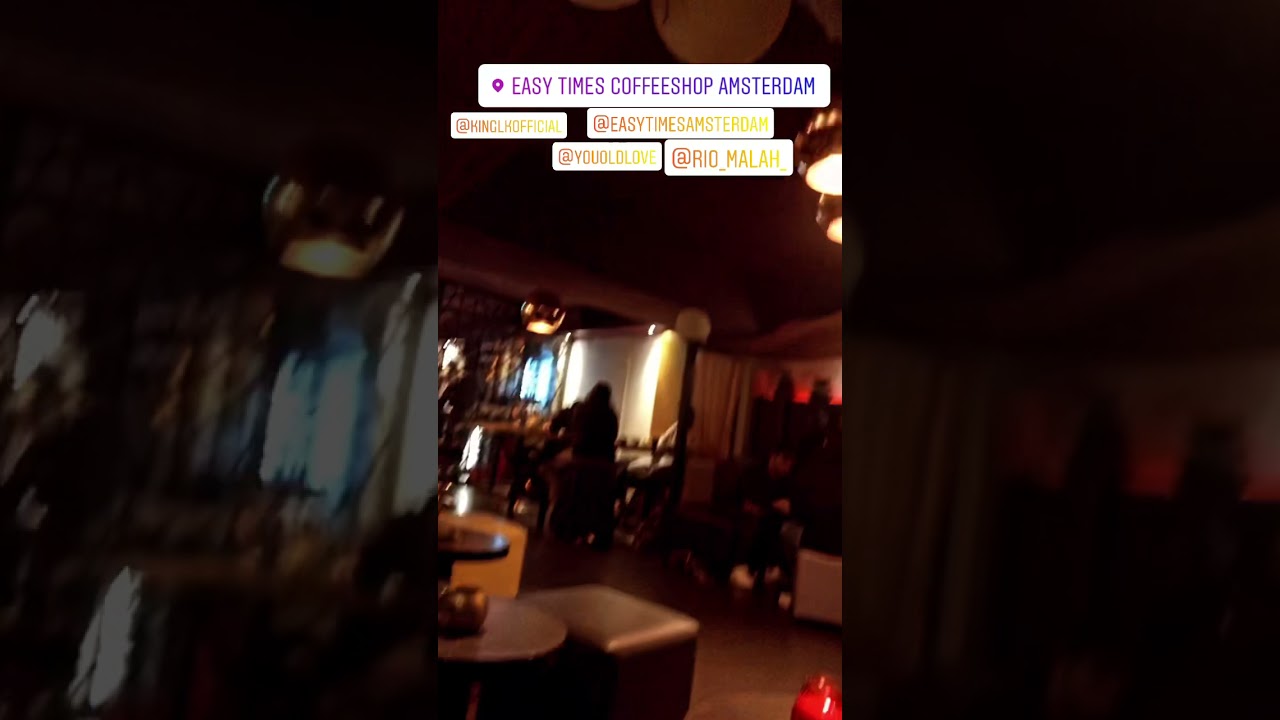 Im EASY TIMES COFFEESHOP AMSTERDAM 2.November 2021 KING LK mit Addy Adrian und Malik Barres riomalah