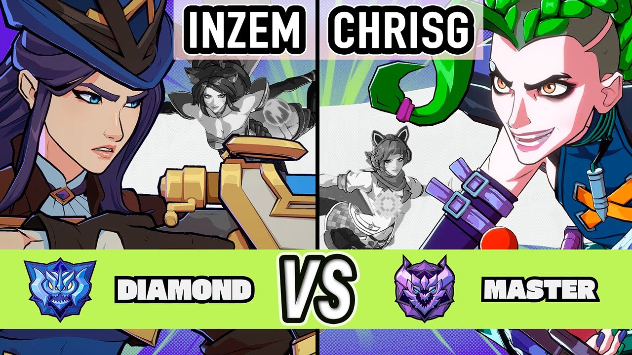 2XKO ▰ INZEM (Caitlyn / Ahri) vs ChrisG (Jinx / Ahri) ▰ High Level Gameplay