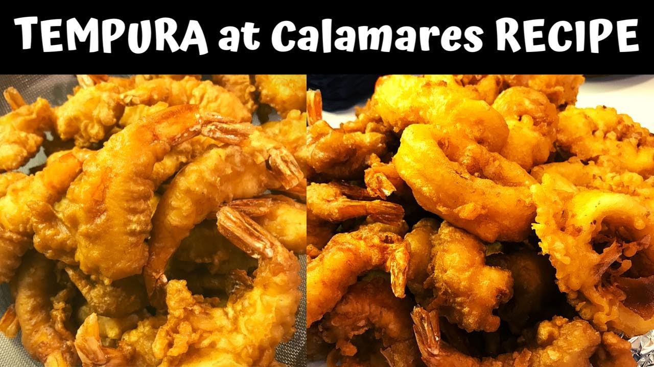 SPECIAL CALAMARES at TEMPURA RECIPE!!!