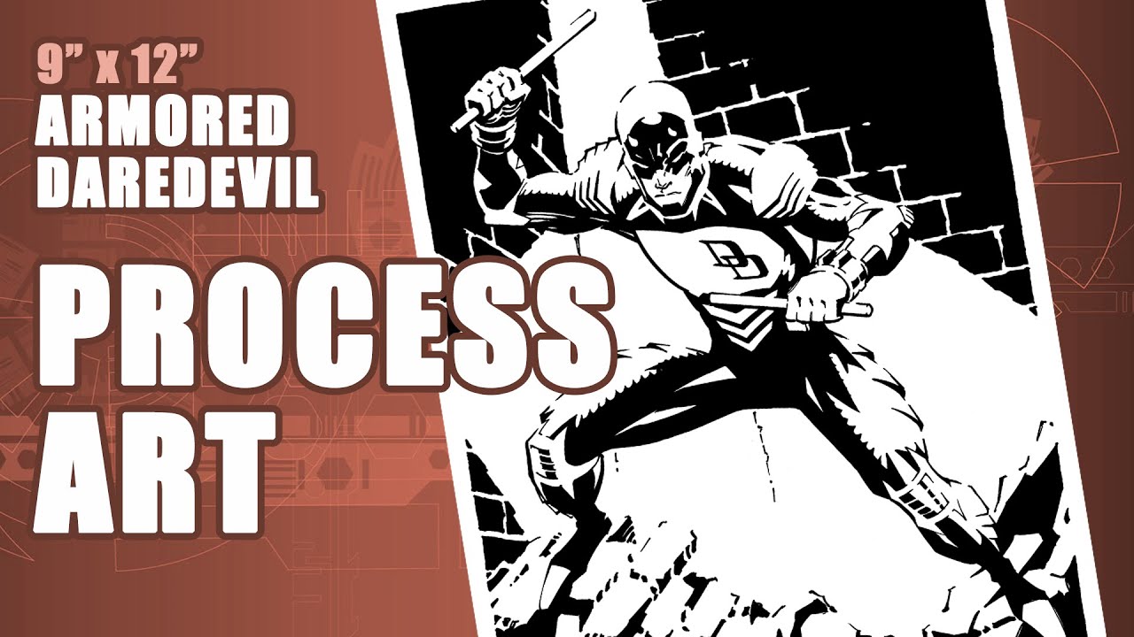 Process Art - Armored Daredevil (full vid)