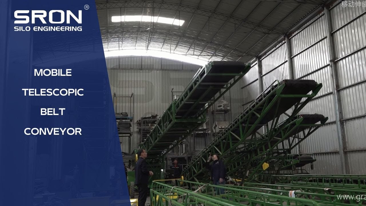Mobile Telescopic Belt Conveyor-SRON Silo Engineering