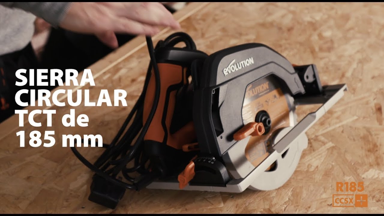 Evolution Power Tools - R185CCSX+ SIERRA CIRCULAR TCT de 185 mm