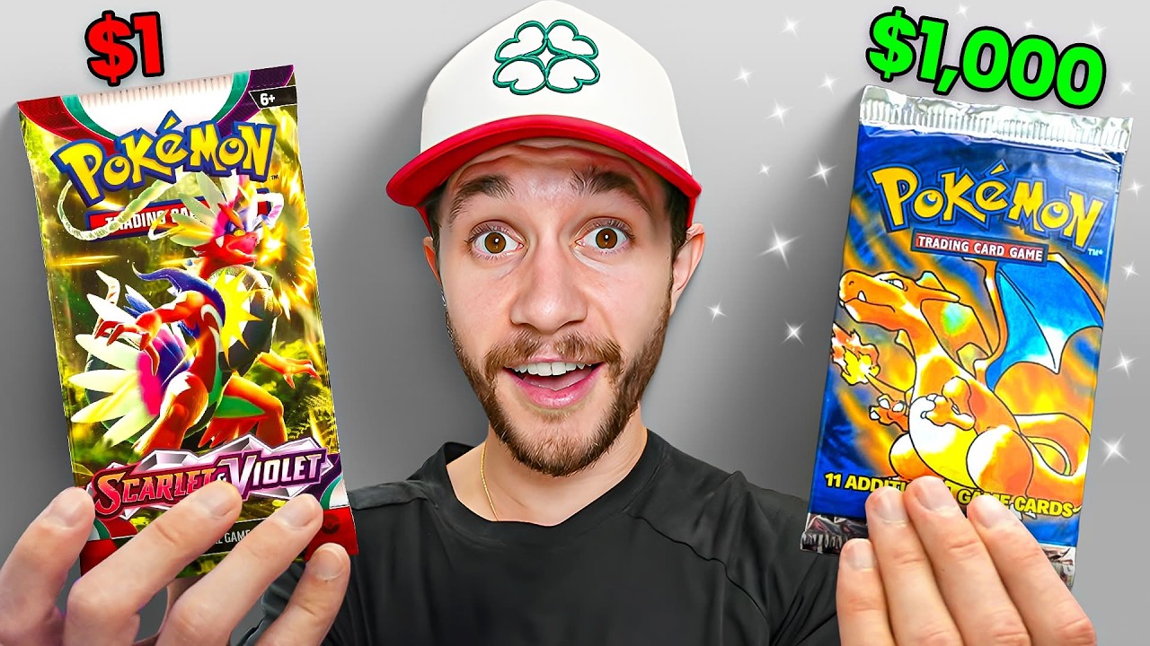 Набор Pok&eacute;mon за $1 против набора за $1000