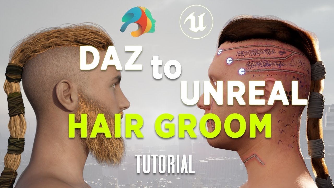 КАК ИСПОЛЬЗОВАТЬ ВОЛОСЫ DAZ3D С METAHUMANS | УЧЕБНОЕ ПОСОБИЕ ПО UNREAL ENGINE 5