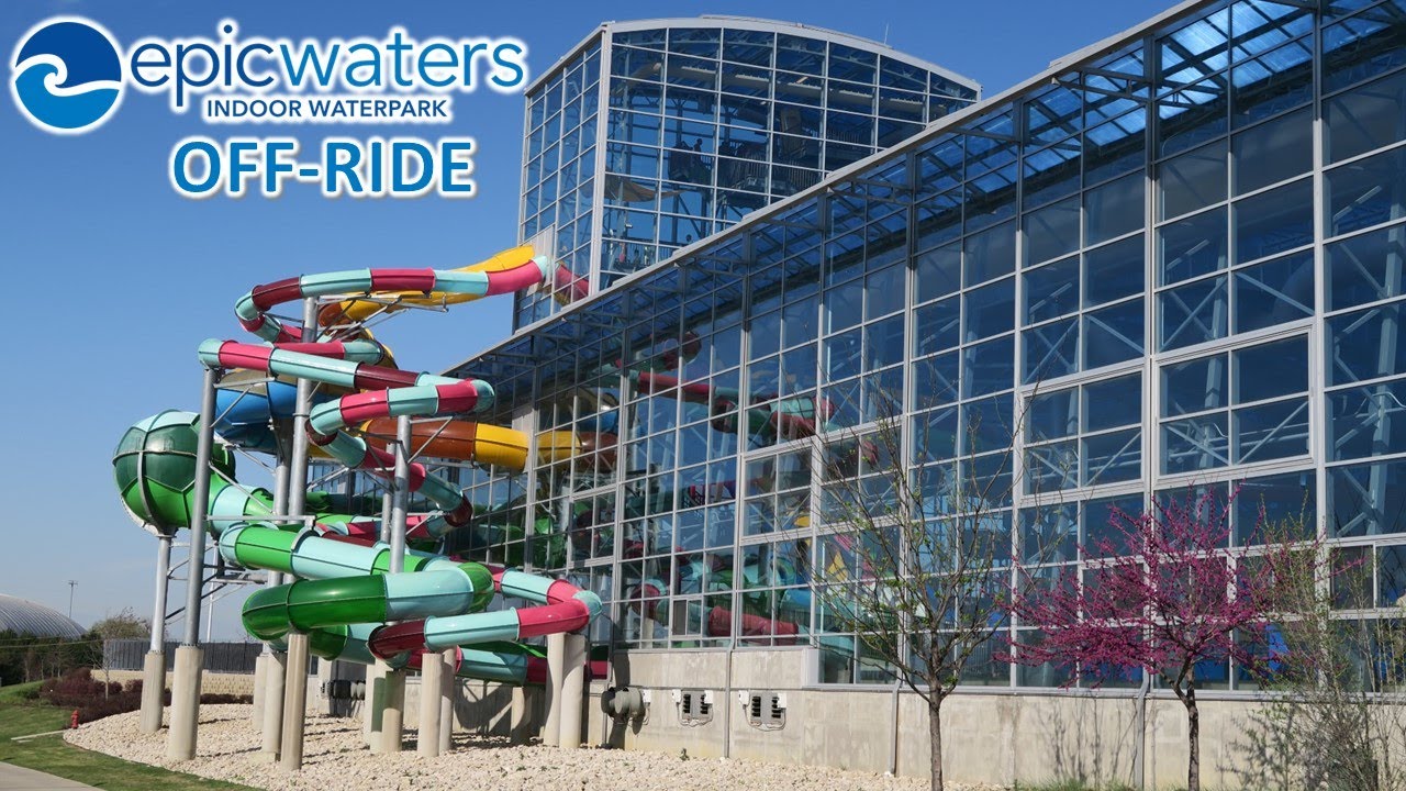 Epic Waters Off-Ride Footage, Texas Indoor Water Park | Non-Copyright