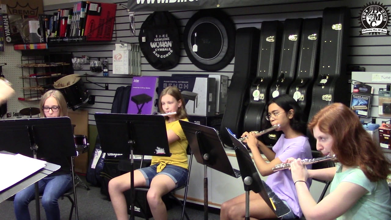 2019 Flute Choir plays 