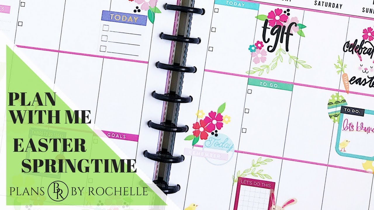 Plan with Me: Easter Springtime | Plans by Rochelle