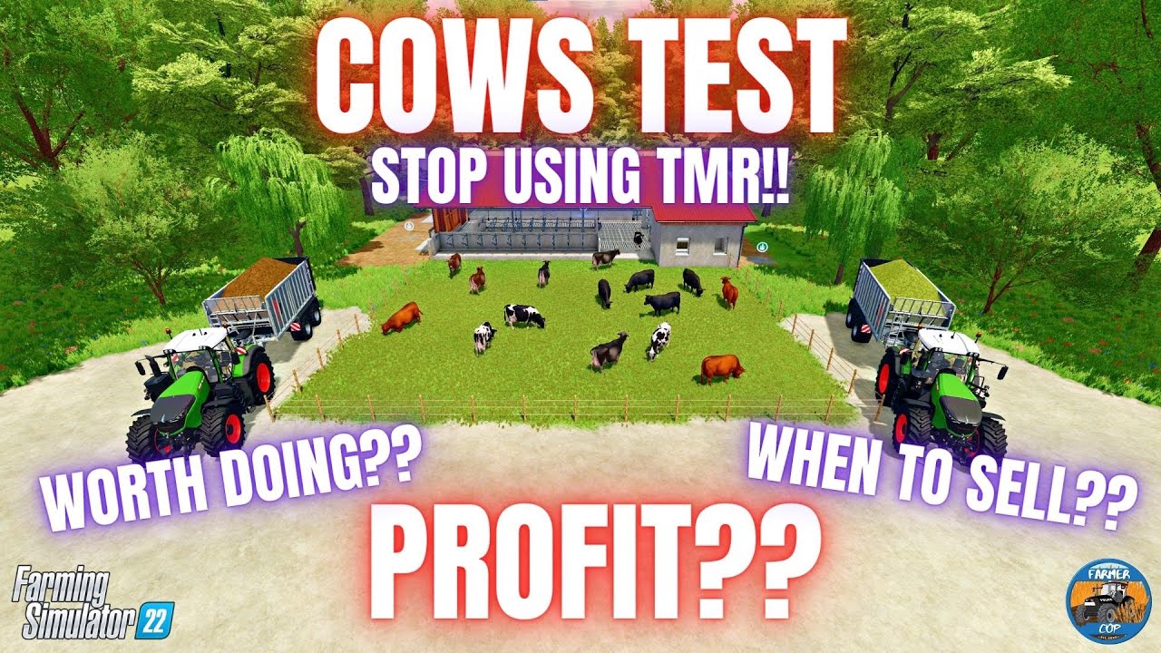 ТЕСТ КОРОВ - Farming Simulator 22