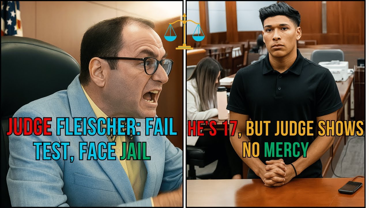 Judge Fleischer: Teen Faces Jail After Positive Marijuana Test &mdash; Courtroom Moment Caught On Video