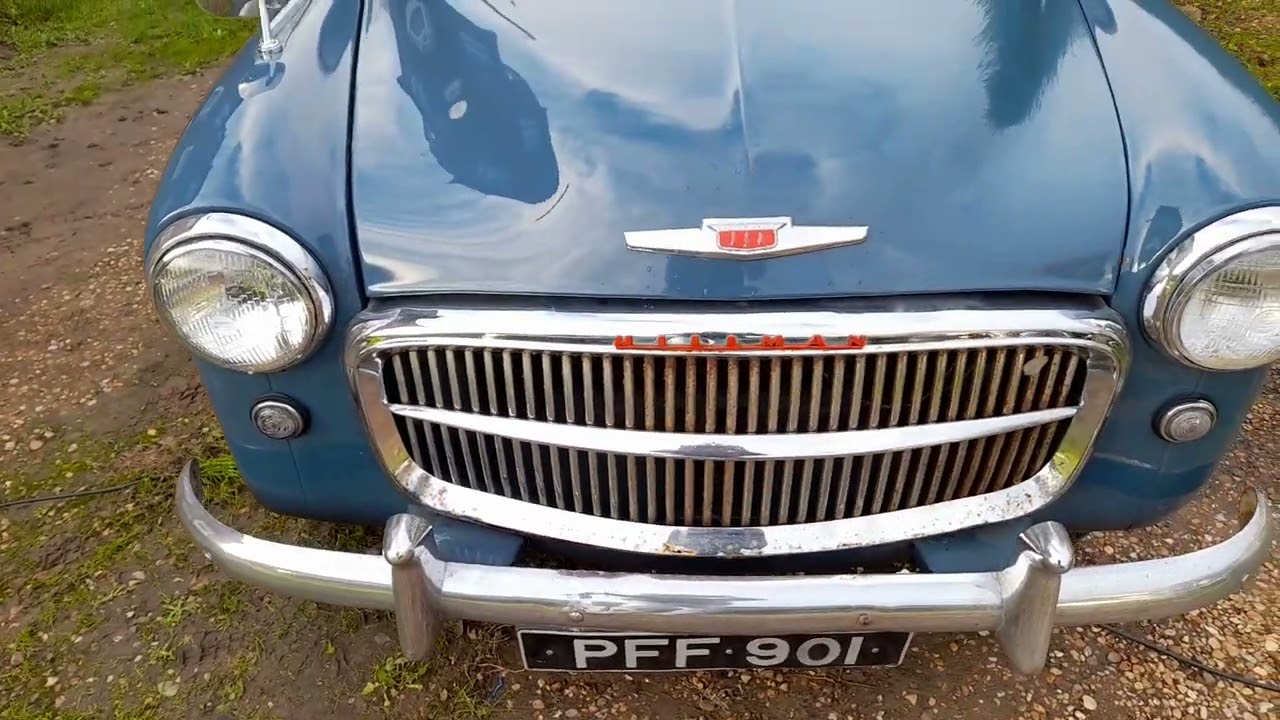 Carls classic clunkers, present this charming little1956 Hillman minx MK8 special saloon walk round