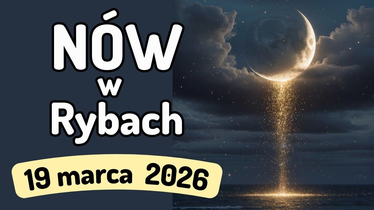 NÓW KSIĘŻYCA W ZNAKU RYB 🌑 19 marca 2026 🌑 prognoza Tarota - wszystkie znaki zodiaku