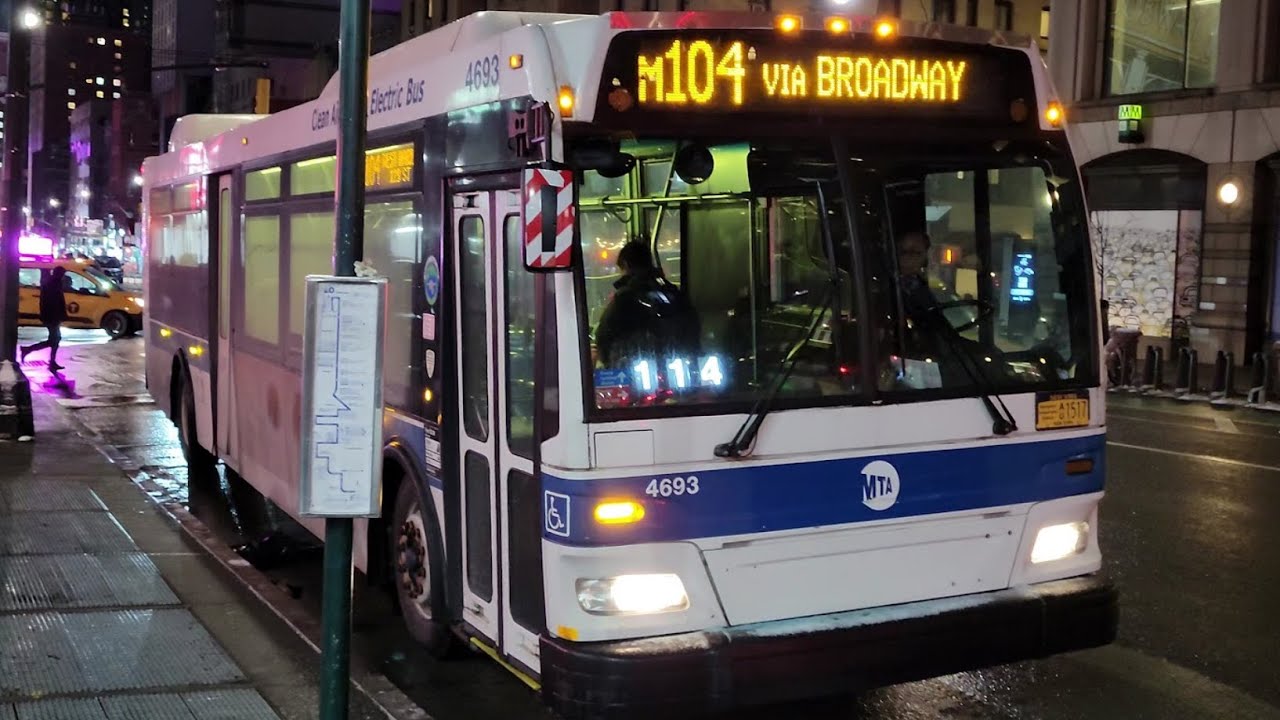 ⁴ᴷ NYC Bus: 2010 Daimler Orion VII NGs on the M104 (Manhattanville Depot)