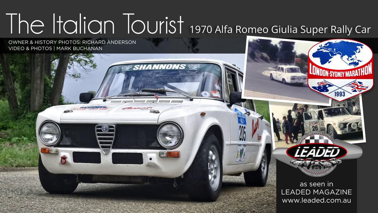 1970 Alfa Romeo Giulia Super Rally Car - Leaded Magazine