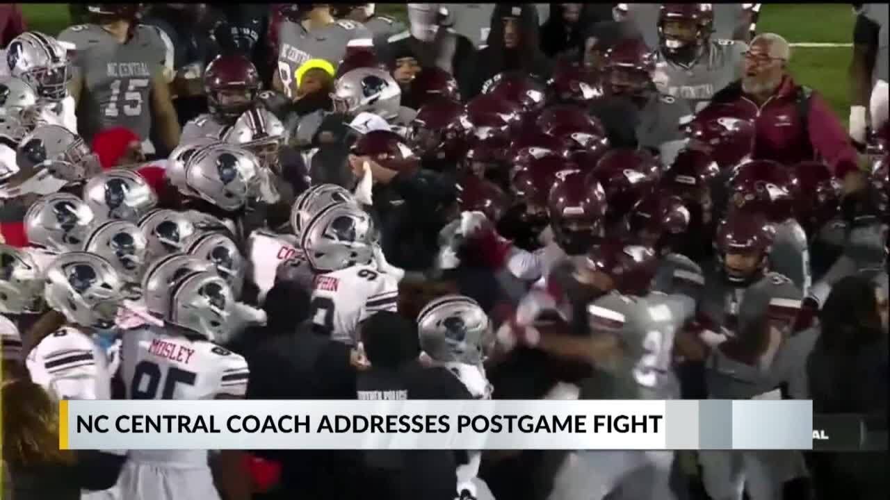 NC Central football players suspended after postgame brawl